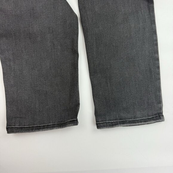 Original Use Mens 34x32 Black Slim Taper Distressed Denim Jeans - Picture 7 of 8